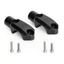 CNC Aluminium 7/8" 22mm Front Master Cylinder Clamp 10mm Mirror Mount Adaptor Generic