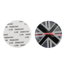 Wheel Center Hub Cap Emblem Badge decal Black Union Jack UK Flag For Mini Cooper Generic