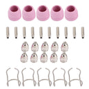 Areyourshop 30Pc AG-60 SG-55 Plasma Cutter Torch Consumables Electrode Tips Shield Guide