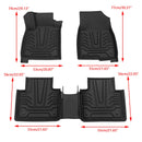 Honda Accord 2018-2021 Sedan TPE All-Weather Floor Mats BLACK