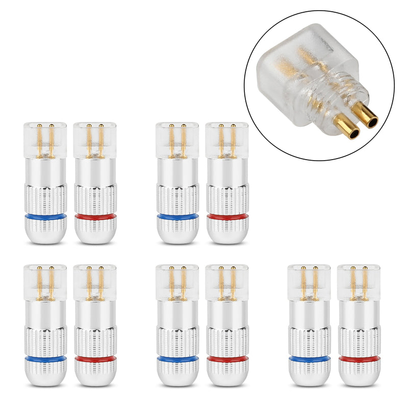 5PCS 0.78mm Earphone Pins Solder Wire Connector For UE18PRO UE11PRO 7PRO Chrome