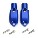 CNC Aluminium 7/8" 22mm Front Master Cylinder Clamp 10mm Mirror Mount Adaptor Generic