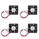 4Pcs DC Brushless Cooling PC Computer Fan 12V 5015B 50x50x15mm 0.14A 2 Pin Wire