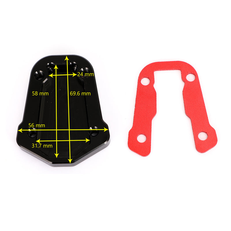 Kickstand Enlarge Plate Pad fit for HONDA CRF300L CRF300 Rally 2021-2022 Generic