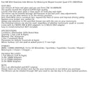 CNC ALU 8mm 10mm UNIVERSAL Motorcycle Rearview Mirror for Chopper Cruiser Custom Generic