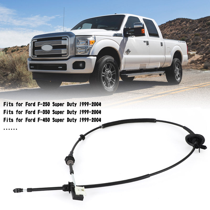 1999-2004 Ford F-250 F-350 F-450 F-550 Super Duty Automatic Transmission Shift Cable XC3Z-7E395-DA