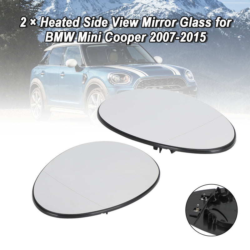 BMW Mini Cooper 2007-2015 2 ¡Á Heated Side View Mirror Glass