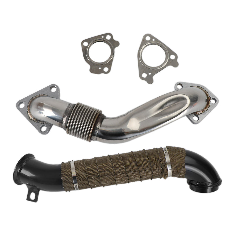 2004.5-2010 Chevrolet GMC 6.6 LLY LBZ LMM Duramax Turbo Down Pipe Passenger Side Up Pipe
