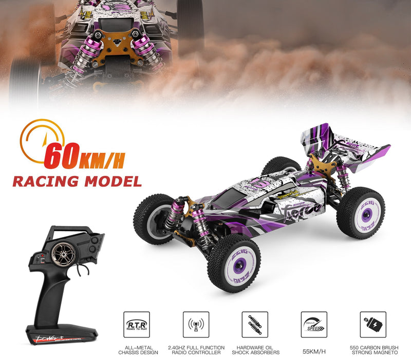 Wltoys 124019 High Speed Racing 60km/H 1/12 2.4GHz Drift Car RTR 4WD Gifts