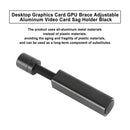 Adjustable Desktop Graphics Card GPU Brace Aluminum Video Rotating Stand