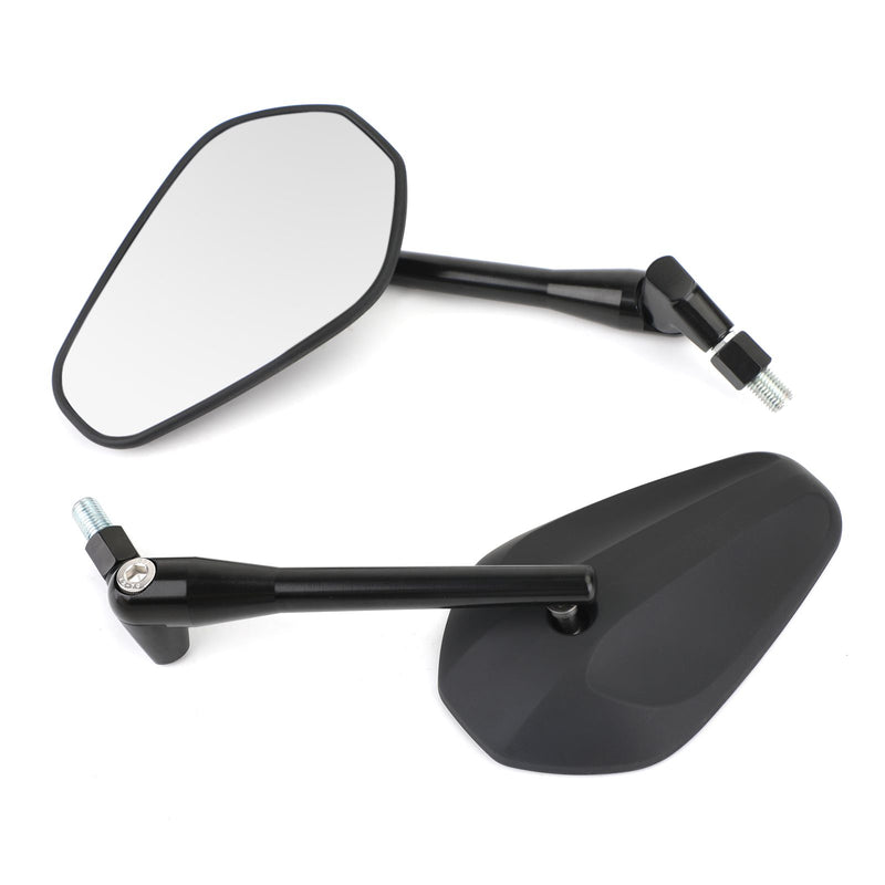Pair M10 Rearview Mirror for Motorcycle Custom Cruiser Cafe Racer UNIVERSAL Generic