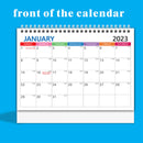 2023.1-2023.12 Month To View Stand Up Desk Office Top Calendar Planner
