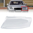 Headlight Cover Headlamp Lens Left For AUDI A8 D3 2005-2010 Clear Generic