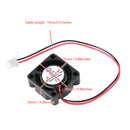 Brushless DC Cooling Blower Fan 12V 0.1A 2510B 25x25x10mm 2 Pin Wire