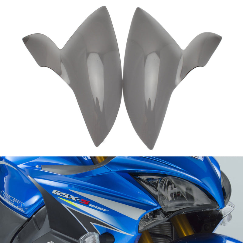 Front Headlight Lens Guard Protector Fit For Suzuki Gsx-S 1000F 2015-2021 Smoke Generic