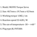 5Pcs MG995 Metal Gear High Torque Servo Motor Gear For HPI XL RC Boat Car