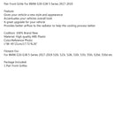 Pair Chrome Diamond Style Front Grill Fit For BMW 5 Series G30 G38 2017-2019 Generic