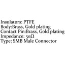 10 x Connector SMB Male Plug 90¡ãBulkhead Solder PCB Mount 5.08mm Right Angle