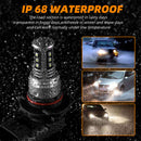 LED Headlight 6000K 2000W 300000LM Low Beam bulbs High Power Generic