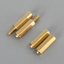 120Pcs M3 Brass Male Female Standoff Spacer Hex Screws Bolts Nuts Set