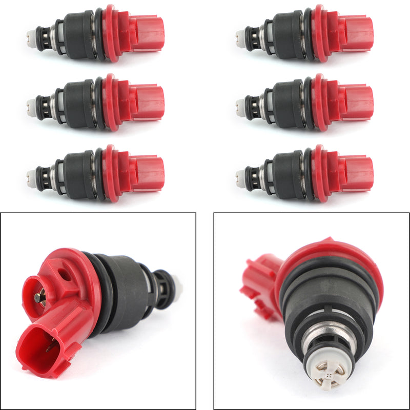 6PCS Fuel Injectors 16600-96E01 Fit for Infiniti I30 96-99 Nissan Maxima 92-99