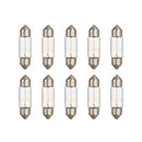 10x For NARVA 17316 Car Auxiliary Bulbs SV8.5 12V10W Generic