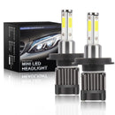 2x LED Headlight Low Beam Bulbs Conversion High Power 5000LM 25W Generic