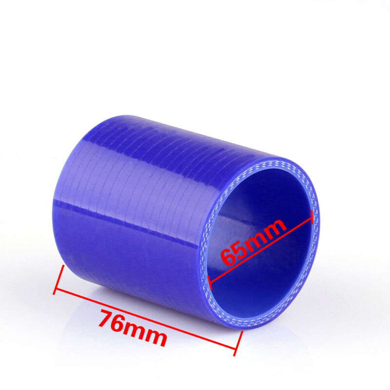 Straight 0 Degree 76mm 65mm Silicone Pipe Hose Coupler Intercooler Turbo Generic