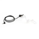 1Pcs 2.5mm Listen Only Covert Acoustic Tube Headset For Radio MIC Speaker