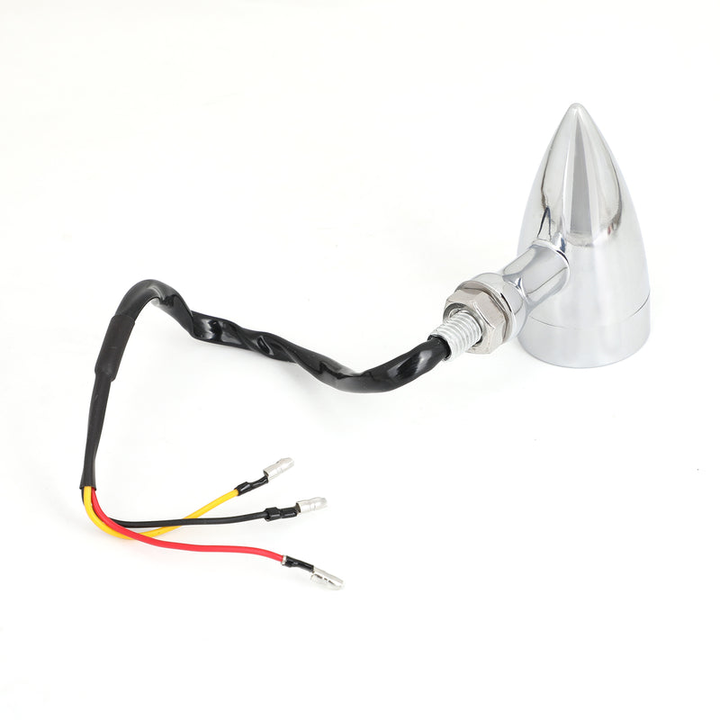 M10 Universal Motorcycle Turn Signal Light Indicators Blinker Bullet Lamp Generic