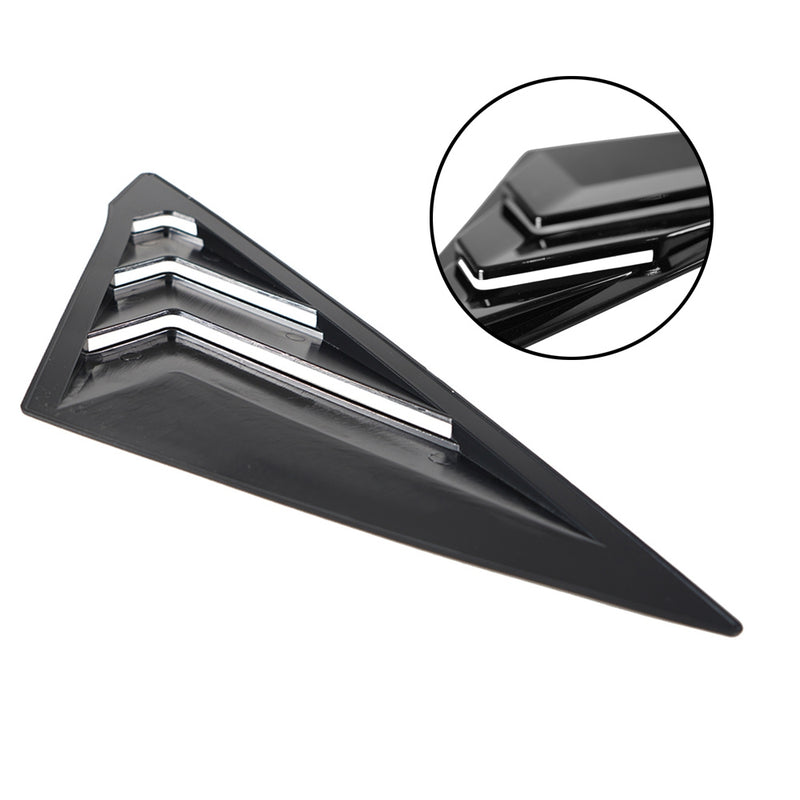 Glossy Black Side Vent Window Scoop Louver Cover Trim For Honda Civic 11th 2022 Generic