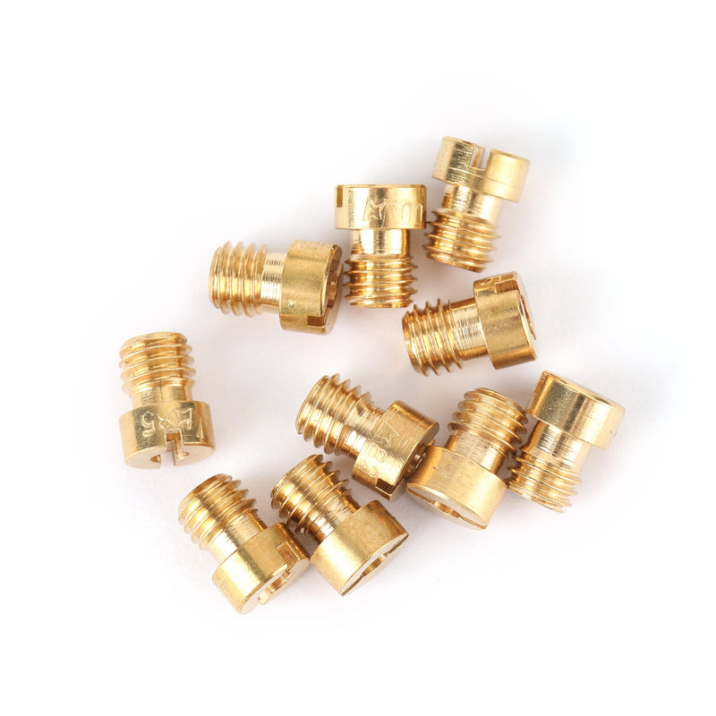 10set Round Head Main Jet 5mm 82-105 For GY6 Motorcycle Scooter Carburetor PZ19 Generic