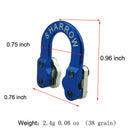 U D Arrow Compound Bow Ring String Ultra Loop 1pcs Rope Archery Metal Loop Nock