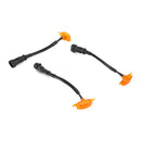 3pcs Amber Lens Amber LED Lamp Raptor Front Grille Running Light fit Ford F-150 Generic