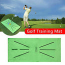 Golf Training Mat Swing Detection Batting Practice Training Aid Game 30x60cm