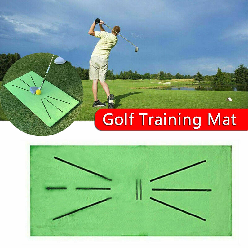 Golf Training Mat Swing Detection Batting Practice Training Aid Game 30x60cm