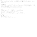 10set Round Head Main Jet 5mm 82-105 For GY6 Motorcycle Scooter Carburetor PZ19 Generic