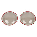 2x Jeep Wrangler JL JT 2018+ Blackened Car Front Headlight Lamp Cover Trim