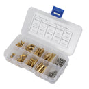 120Pcs M3 Brass Male Female Standoff Spacer Hex Screws Bolts Nuts Set