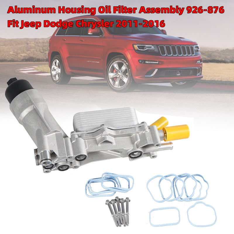 2011-2015 Dodge Durango/Jeep Grand Cherokee Aluminum Housing Oil Filter Assembly 926-876 5184304AE 68105583AF 5184294AE