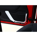 2pcs ABS Trunk Sundry Net String Bag Frame Trim For Renegade 2011+ 2Door Silver/Orange Generic