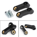 Motorcycle Mirror Extender Riser Extension Bracket Black 10mm M10 Honda