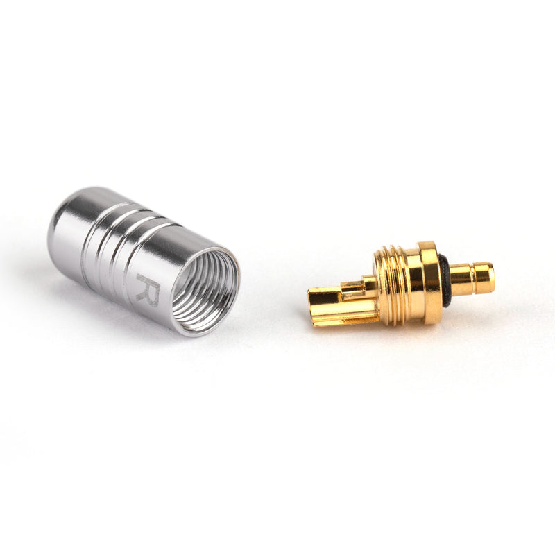 1Pair Earphone DIY Pin Connector Jack For UE Live UE6 Pro SUPERBAX IPX Silver