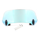 Motorcycle Adjustable Clip On Windshield Extension Spoiler Wind Deflector