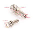 10X Misting Nozzles Water Mister Sprinkle For Cooling System 0.012" Quick plug