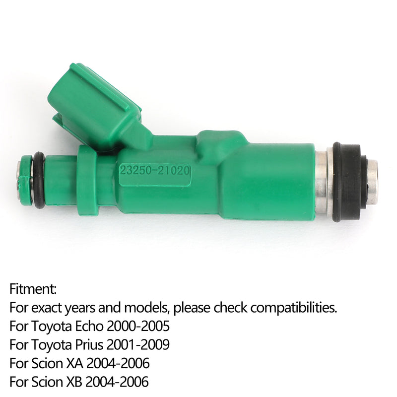 4PCS Fuel Injectors For Toyota Prius1.5L Scion Xa Xb 1.5L 23250-21020 2320921020 Generic