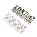 2pc Shitbox Edition Emblem Decal Badges Stickers For Ford Chevr Car Truck