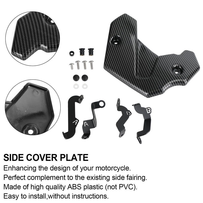 Side Cover Plate Frame Side Panel Pad for BMW R1200GS 2004-2012 ADV 2006-2013 Generic
