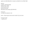 Ignition Coil 30520-RNA-A01 for Honda Civic 2006-2011 1.8L UF582 C1580 Generic