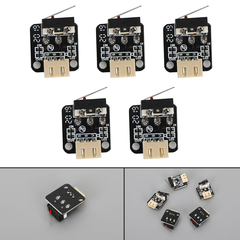 5pcs Creality 3D Printer Parts End Stop Limit Switch 3 Pin for CR-10 Ender3
